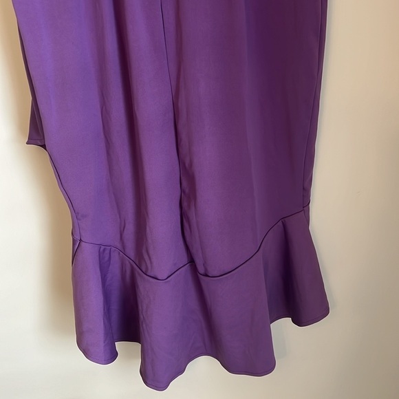 Lyaner Ruffle Split Hem Dress - Picture 6 of 6